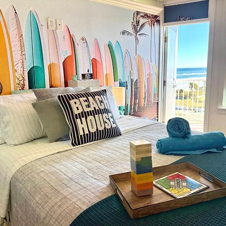 代托纳海滩Open For 2025 Speedweeks Daytona 500 - Beachfront Studio - Private Balcony With Ocean View - Pool - Hot Tub - Tiki Bar - Sauna公寓式酒店 外观 照片